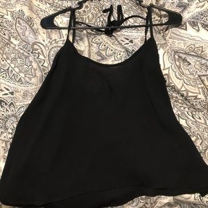 Black crop top